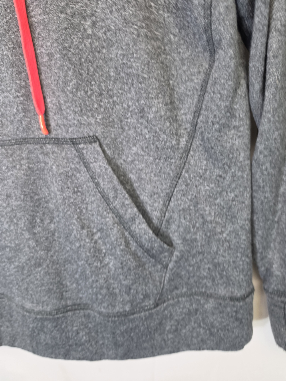 adidas Charcoal Gray Hoodie with Pink Lined Hood - Picture 4 of 10